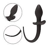 Анальна пробка з хвостиком Erospace Wild Play Anal Plug With Tail C3 🖤, фото 8