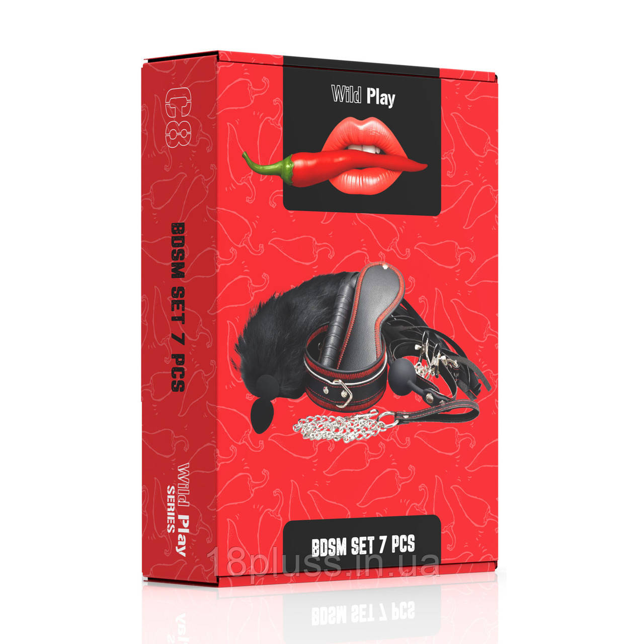 Набір БДСМ з семи предметів Erospace Wild Play BDSM Set C8, фото 1