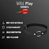 Еротичний нашийник Erospace Wild Play Choker With Ring C17, фото 2