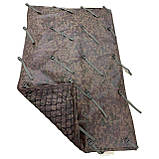 Антитепловізорний тент 2х2 з антидроновою сіткою та кріпленням для металевих прутів. Осінь, фото 2