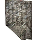 Антитепловізорний тент 2х2 з антидроновою сіткою та кріпленням для металевих прутів. Осінь, фото 9