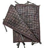 Антитепловізорний тент 2х2 з антидроновою сіткою та кріпленням для металевих прутів. Осінь, фото 8