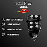 Еротичний бондаж для члена та яєчок Erospace Wild Play Cock And Ball Strap C20, фото 2