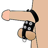 Еротичний бондаж для члена та яєчок Erospace Wild Play Cock And Ball Strap C20, фото 8