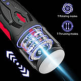 Автоматичний мастурбатор для чоловіків з 7 функціями обертання та поступальних рухів Erospace Men’s Play Automatic Male Masturbato, фото 6