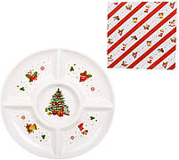 Мінажниця порцелянова "Candyland" Ø30см mebelime 5-ти секційна, фото 2