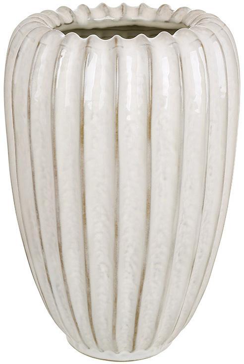 Ваза керамічна "Shell Grey" Ø16.5х25см mebelime, сіра, фото 1