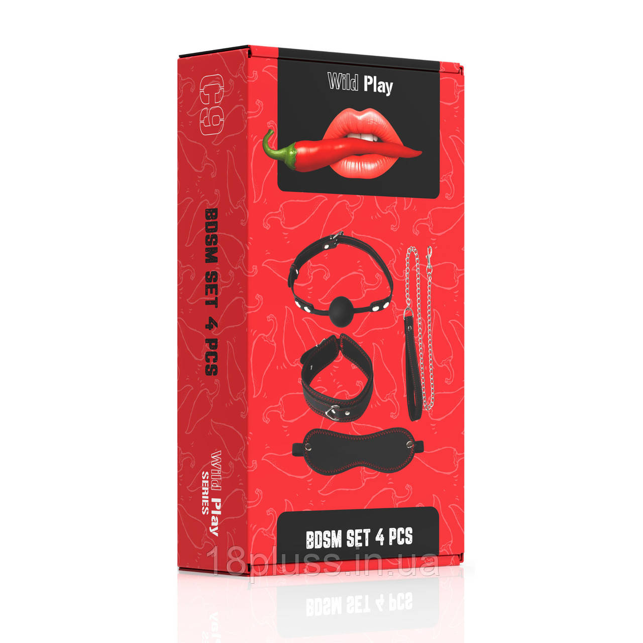 Набір БДСМ з чотирьох предметів Erospace Wild Play BDSM Set C9, фото 1