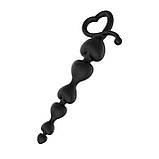 Силіконові анальні намистини у формі сердечок Erospace Wild Play Anal Beads C2, фото 5