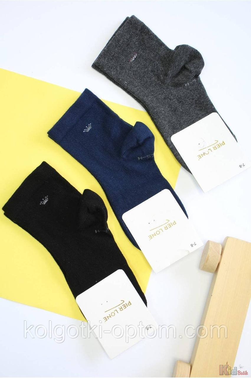 ОПТОМ Шкарпетки високі лаконічні "Корона" для хлопчика (23/10-12 років) Pier Lone 8681105080672, фото 1