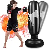 Боксерська груша 160 см надувна підлогова водоналивна, груша для боксу для дітей, груша дитяча Бокс ММА