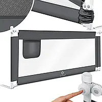 KESSER Бортик для дитячого ліжка 200х44см Захисне ліжкове огородження Безпечний захист для малюка