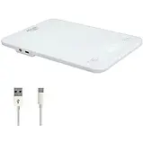 Кухонні ваги Adler AD 3177w, до 10 кг, точність 1 г, сенсорне керування, LED-дисплей, USB Type-C, скляна платформа, фото 5