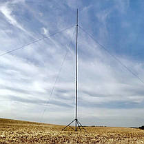 Телескопічна щогла (мачта) для 4G антени з триногами 12.5 метрів, фото 4