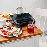 Сендвічниця Adler AD 3079, 1200 Вт, антипригарне покриття, чорна, фото 4