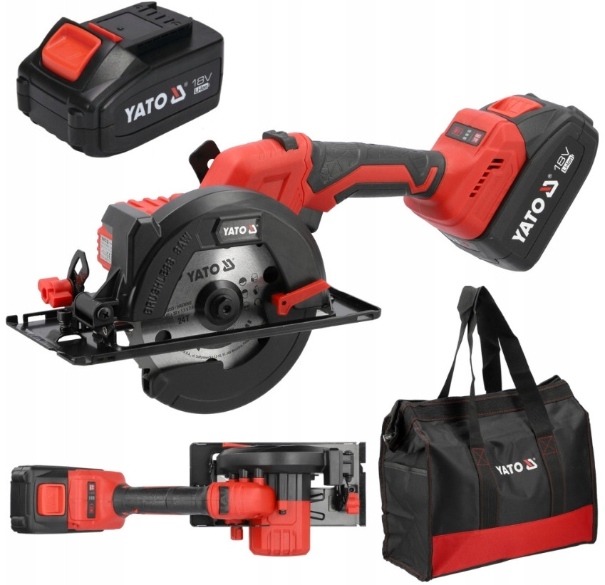 Пила дискова акумуляторна YATO YT-8281185