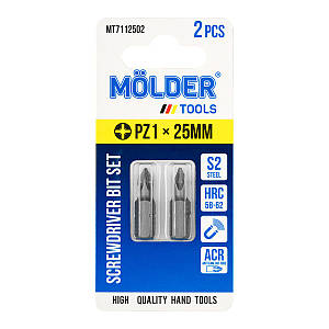 Набір біт Molder PZ1x25мм 2шт MT7112502