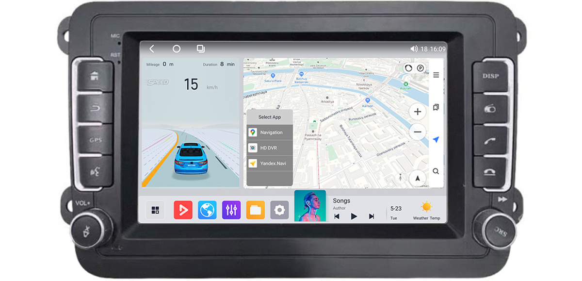 Штатна магнітола Mekede MS Volkswagen Passat CC (2008-2016) 7' IPS CarPlay, фото 1