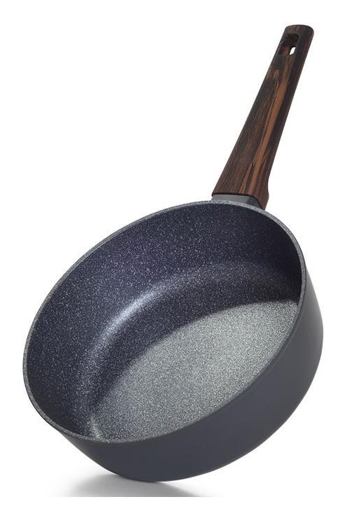 Сковорода-сотейник Fissman Capella Ø24см mebelime з антипригарним покриттям TiPro (титан), фото 1