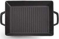 Сковорода-гриль чавунна Fissman Naestved 32.5х27х4см mebelime з литими ручками, фото 2