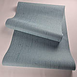 Шпалери вінілові 0.53 × 10.05 м Marburg 82099, темно-блакитні для спальні, вітальні, кабінету, фото 2