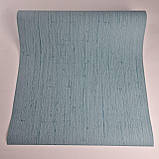 Шпалери вінілові 0.53 × 10.05 м Marburg 82099, темно-блакитні для спальні, вітальні, кабінету, фото 4