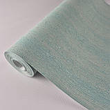 Шпалери вінілові 0.53 × 10.05 м Marburg 82079, бірюзові для спальні, вітальні, кабінету, фото 2