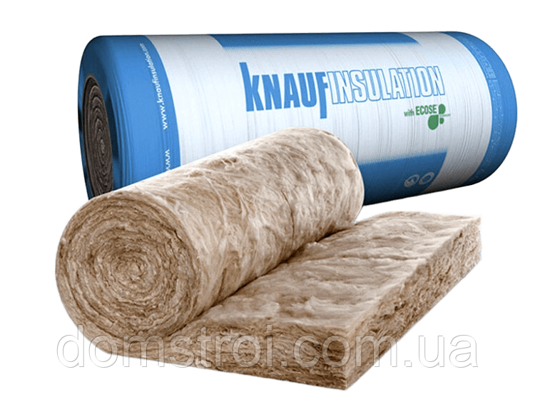 Утеплювач KNAUF INSULATION NATUROLL 11 кг/м³ (10.9 м²) рулон 1.2×9.1 м 100 мм
