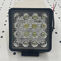 Фара LED квадратна 48W (16діод) (110х110х35) широк. промінь