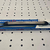 Стрічка LED додаткового DRL підсвічування 12V (235х20мм), янтарн.+біл.