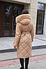 Жіноче зимове пальто з капюшоном ПВ-391 р-ри 42–58, фото 9