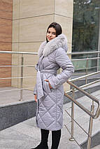 Жіноче зимове пальто з капюшоном ПВ-391 р-ри 42–58, фото 5