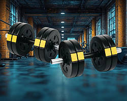 Гантелі розбірні Besport PowerPro 2х11 кг