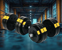 Гантелі розбірні Besport PowerPro 2х13,5 кг