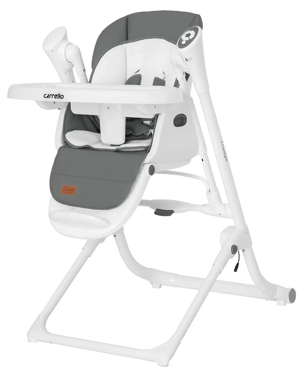 Стільчик для годування Carrello Triumph CRL‑10302 3в1 — 6 рівнів висоти, 4 нахили спинки, таймер і музика, фото 1