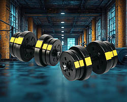 Гантелі розбірні Besport PowerPro 2х21 кг