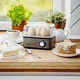 Яйцеварка Adler AD 4486g, 8 яєць, 500 Вт, автовідключення, форма для яєчні, металевий корпус, фото 2