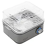 Яйцеварка Adler AD 4486g, 8 яєць, 500 Вт, автовідключення, форма для яєчні, металевий корпус, фото 7