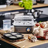 Яйцеварка Adler AD 4486g, 8 яєць, 500 Вт, автовідключення, форма для яєчні, металевий корпус, фото 4