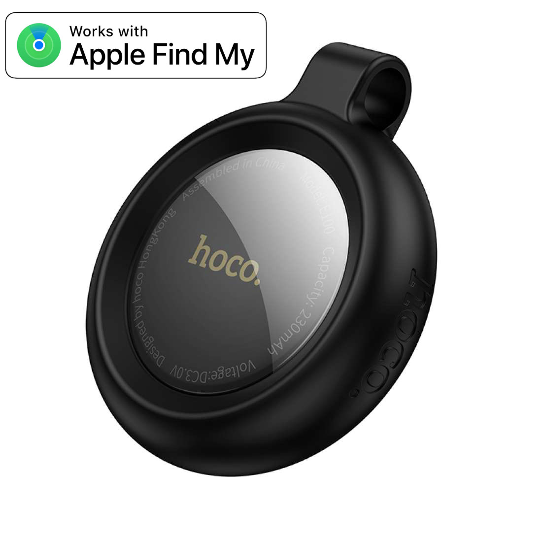 Пошуковий трекер HOCO E100 Smart Finder Intelligent Positioning Anti-lost Device (12 мес. iOs). Black