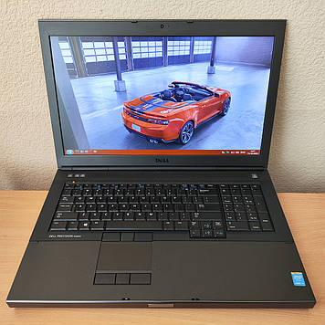 Ноутбук ігровой Dell Precision M6800 17.3" FHD i7-4810MQ 4дяра/8GB DDR3/SSD 256GB/AMD FirePro M6100