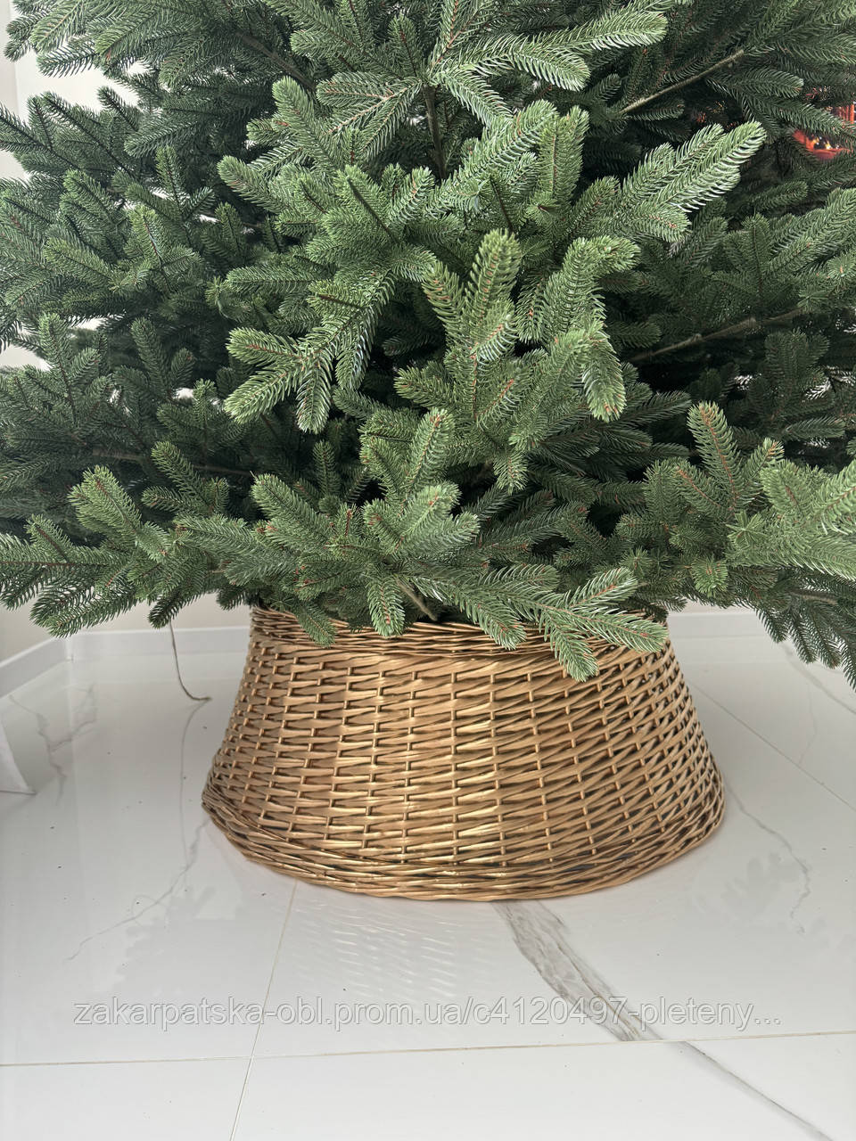 Спідниця під ялинку в золотому кольорі D-65см, фото 1