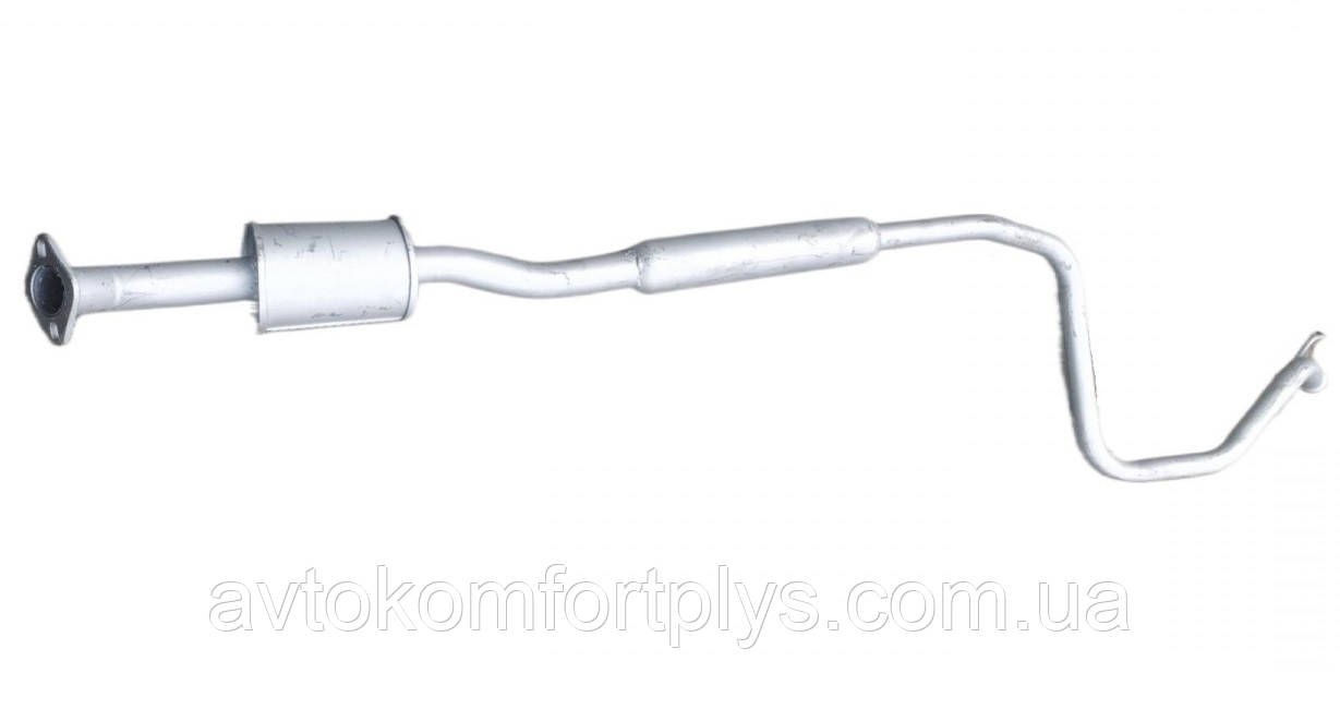 Резонатор з полум'ягасником ЗАЗ Форза 1.5 2011 - 2017 рр / звичайна сталь, фото 1
