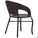 Крісло Catalina ротанг коричневий, ТМ Амф, фото 4