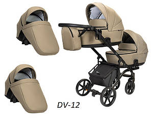 Дитяча універсальна коляска 2 в 1 для двійні "Velio Duo"