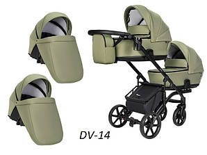 Дитяча універсальна коляска 2 в 1 для двійні "Velio Duo"