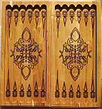 Нарди з дерева Скорпіон 50х46см ручної роботи, фото 2