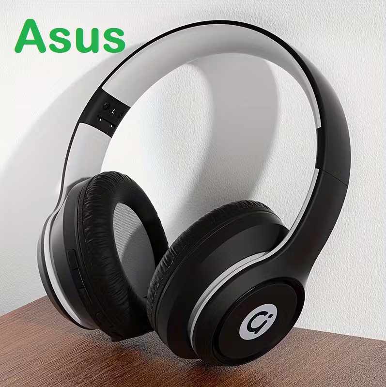 Бездротові навушники Asus Adol Over-Ear Bluetooth 5.3 Складна ігрова гарнітура Спортивні навушники з мікрофоном