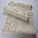 Шпалери вінілові 0.53 × 10.05 м Marburg 80544, бежеві для спальні, вітальні, кабінету, фото 2