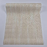 Шпалери вінілові 0.53 × 10.05 м Marburg 80544, бежеві для спальні, вітальні, кабінету, фото 4